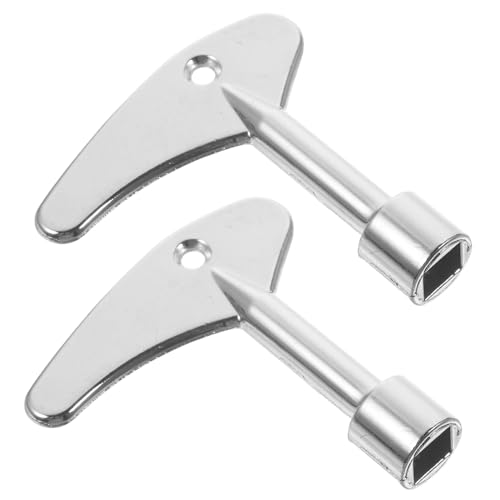 TOBBOMEY 2 Stück Elektrozählerschrank Schlüssel Dreiecksschlüssel Wasserzähler Schlüssel für Aufzugsschrank und Versorgungsservice von TOBBOMEY