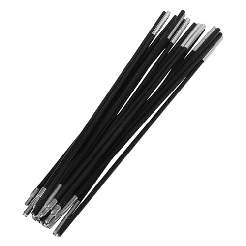 TOBBOMEY 2 Stück Faltbare Zeltstangen aus Dickem Fiberglas Robust und Windbeständig Tragbare Camping Ersatz Zeltstützen für Outdoor Wandern und Zelten Leicht und Schnell Montierbar von TOBBOMEY