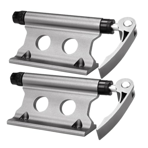 TOBBOMEY 2 Stück Front Wheel Fork Fixer Schnellspann Fahrrad Gabelhalterung Stabiles Quick Release Design für Sicheren Transport und Einfache Montage Geeignet für Fahrradträger und TOBBOMEY 2 Stück Front Wheel Fork Fixer Schnellspann Fahrrad Gabelhalterung Stabiles Quick Release Design für Sicheren Transport und Einfache Montage Geeignet für Fahrradträger und von TOBBOMEY