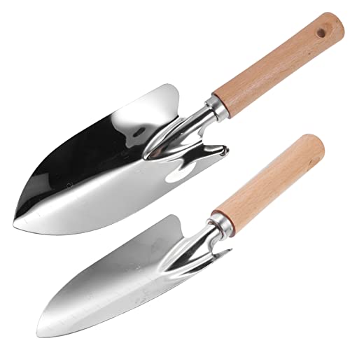 TOBBOMEY 2 Stück Gartenwerkzeug Set Teiliges Umpflanz und Jätwerkzeug mit Ergonomischem Holzgriff für Gartenliebhaber Pflanzung und Erdarbeiten TOBBOMEY 2 Stück Gartenwerkzeug Set Teiliges Umpflanz und Jätwerkzeug mit Ergonomischem Holzgriff für Gartenliebhaber Pflanzung und Erdarbeiten von TOBBOMEY