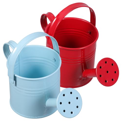 TOBBOMEY 2 Stück Gießkanne Aus Eisen Blume Bewässerung Kann Im Freien Farbe Garten Gießkanne Mit Langem Mund Netz Kind Bewässerung Sprinkler Wasserkocher Drinnen Blau Rot TOBBOMEY 2 Stück Gießkanne Aus Eisen Blume Bewässerung Kann Im Freien Farbe Garten Gießkanne Mit Langem Mund Netz Kind Bewässerung Sprinkler Wasserkocher Drinnen Blau Rot von TOBBOMEY