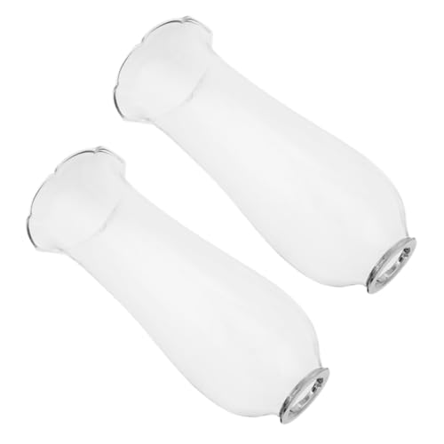 TOBBOMEY 2 Stück Glas-hurricane-kerzenhalter Windgeschützt Klarglas Lampenschirm Ersatzglas Ø Passend Für Innen Außen Dekoration TOBBOMEY 2 Stück Glas-hurricane-kerzenhalter Windgeschützt Klarglas Lampenschirm Ersatzglas Ø Passend Für Innen Außen Dekoration von TOBBOMEY