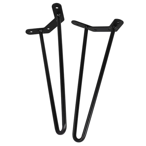 TOBBOMEY 2 Stück Hairpin Tischbeine aus Metall Höhe Stabile Verschleißfeste Möbelfüße für DIY Schreibtisch Esstisch und Couchtisch Einfache Montage Langlebige Tischkufen für Heimwerker TOBBOMEY 2 Stück Hairpin Tischbeine aus Metall Höhe Stabile Verschleißfeste Möbelfüße für DIY Schreibtisch Esstisch und Couchtisch Einfache Montage Langlebige Tischkufen für Heimwerker von TOBBOMEY