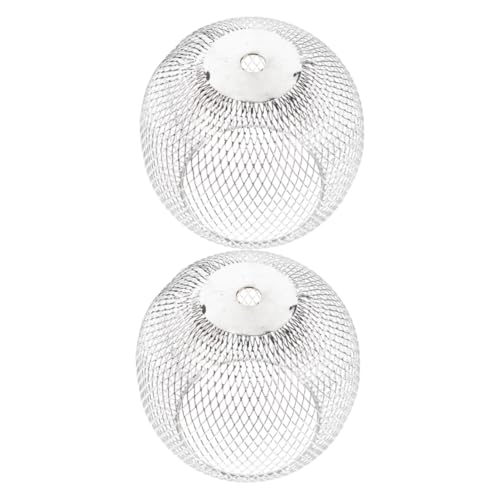 TOBBOMEY 2 Stück Handgefertigter Offener Lampenschirm aus Eisen draht Moderner Metall käfig für Pendelleuchte Dekorativer Ersatzschirm für Wohnzimmer Esszimmer und Schlafzimmer TOBBOMEY 2 Stück Handgefertigter Offener Lampenschirm aus Eisen draht Moderner Metall käfig für Pendelleuchte Dekorativer Ersatzschirm für Wohnzimmer Esszimmer und Schlafzimmer von TOBBOMEY
