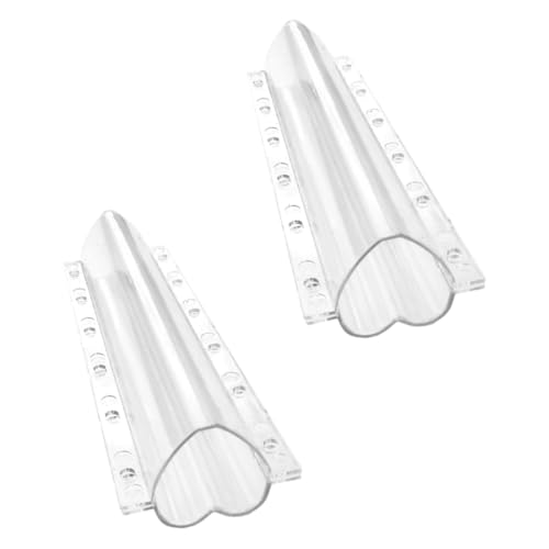 TOBBOMEY 2 Stück Herzförmige Gemüseform aus Langlebigem Pc Material mit Schraubverschluss Wiederverwendbar für Formwachsenes Gemüse und Gurken im Garten Teiliges für Obst und Gemüsesorten von TOBBOMEY