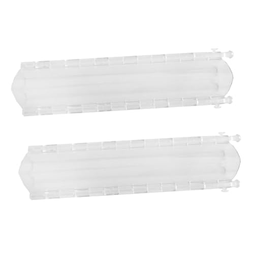 TOBBOMEY 2 Stück Herzförmige Obst Gemüseform aus Transparentem Kunststoff Wiederverwendbares Wachstumswerkzeug für Garten DIY Frucht Gemüseformung Geeignet für Gemüseanbau von TOBBOMEY