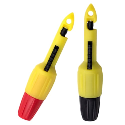 TOBBOMEY 2 Stück Isolierte Prüfsonden Kabeldurchstechklammer Multimeter Messleitungen Auto Elektro Reparaturwerkzeug für Präzise Leitungsprüfung und Stromkreistests bei Fahrzeugen von TOBBOMEY