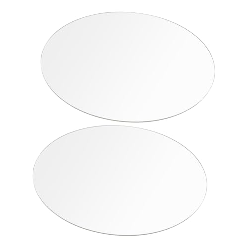 TOBBOMEY 2 Stück Klare Runde Acrylscheiben Transparent Acrylplatten Kreisblanks DIY Bastelmaterial für Handwerk und Bilderrahmen TOBBOMEY 2 Stück Klare Runde Acrylscheiben Transparent Acrylplatten Kreisblanks DIY Bastelmaterial für Handwerk und Bilderrahmen von TOBBOMEY