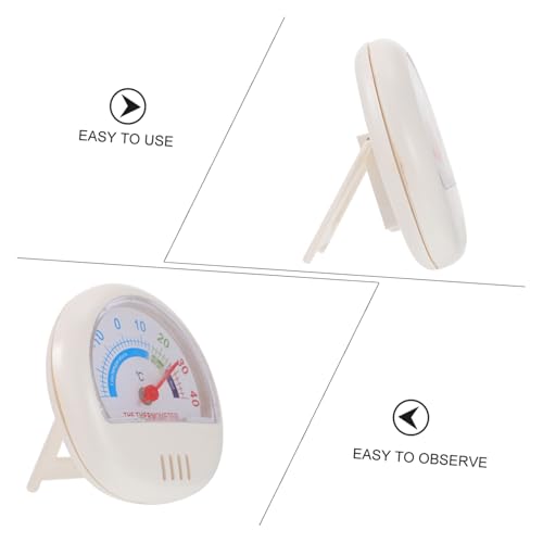 TOBBOMEY 2 Stück Kühlschrank Thermometer mit Klarem Messskala Schnellem Temperaturmesser für Gefrierschrank und Innenraum Praktisches Temperaturmessgerät in Weiß und Rot Langlebig und TOBBOMEY 2 Stück Kühlschrank Thermometer mit Klarem Messskala Schnellem Temperaturmesser für Gefrierschrank und Innenraum Praktisches Temperaturmessgerät in Weiß und Rot Langlebig und von TOBBOMEY