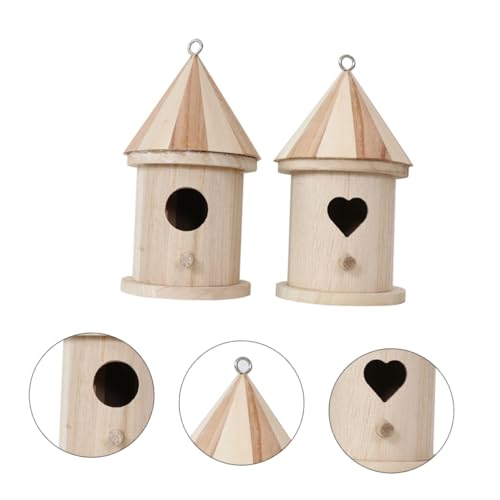 TOBBOMEY 2 Stück Künstliches Vogelhaus aus Holz zum Bemalen Praktisches Nest mit Eisenring zum Aufhängen Leichte Gartendeko für Kleine und Mittlere Vögel Langlebig und Einzigartig Gestaltet TOBBOMEY 2 Stück Künstliches Vogelhaus aus Holz zum Bemalen Praktisches Nest mit Eisenring zum Aufhängen Leichte Gartendeko für Kleine und Mittlere Vögel Langlebig und Einzigartig Gestaltet von TOBBOMEY
