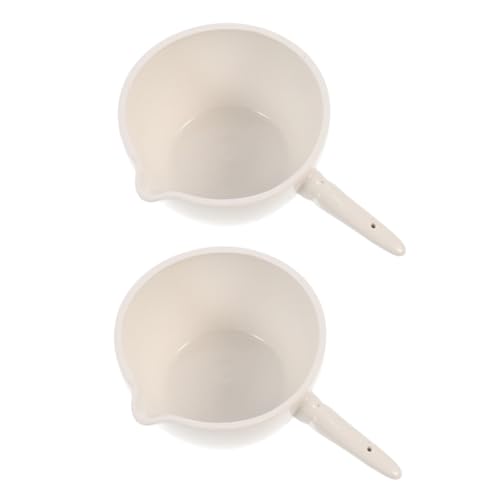 TOBBOMEY 2 Stück Laborverdampferschale Keramik mit Griff Hitzebeständig Korrosionsbeständig Stabile Basis Leicht zu Gießen für Konzentration und Brennen von Feststoffen TOBBOMEY 2 Stück Laborverdampferschale Keramik mit Griff Hitzebeständig Korrosionsbeständig Stabile Basis Leicht zu Gießen für Konzentration und Brennen von Feststoffen von TOBBOMEY