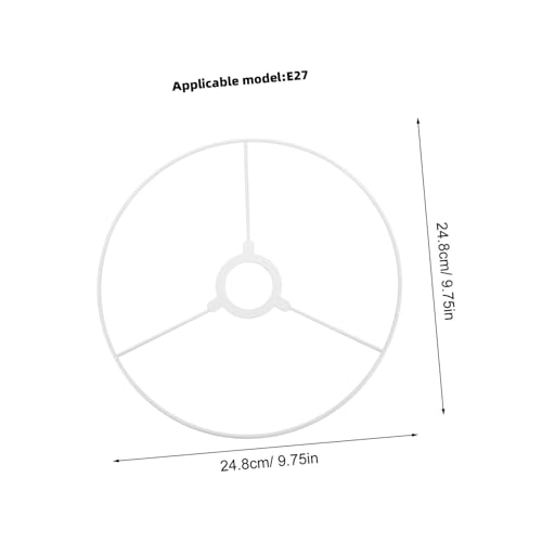 TOBBOMEY 2 Stück Lampenschirm Halterung Eisenring Stabiler Lampenring für DIY Lampenschirm Vielseitiger Lampenhalter für Decken Tischlampen Einfache Montage Minimalistisches Design TOBBOMEY 2 Stück Lampenschirm Halterung Eisenring Stabiler Lampenring für DIY Lampenschirm Vielseitiger Lampenhalter für Decken Tischlampen Einfache Montage Minimalistisches Design von TOBBOMEY