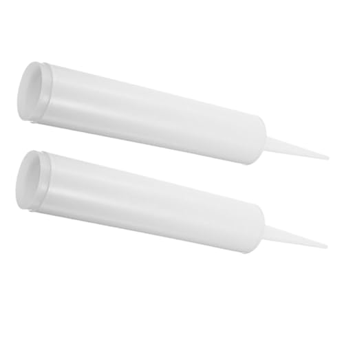 TOBBOMEY 2 Stück Leere Caulking Tubes Wiederverwendbare Dichtstoff Kartuschen Kunststoff Nachfüllbar Für Glasfugen Fliesen Abdichtung Innen Außen TOBBOMEY 2 Stück Leere Caulking Tubes Wiederverwendbare Dichtstoff Kartuschen Kunststoff Nachfüllbar Für Glasfugen Fliesen Abdichtung Innen Außen von TOBBOMEY