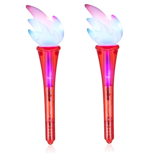TOBBOMEY 2 Stück Leuchtende Party Flash Stäbe Rote Kunststoff Glühstäbe Farbenfrohe Blinkende Lichtstäbe Leichte Komfortable Handhabung für Partydeko und Eventspaß TOBBOMEY 2 Stück Leuchtende Party Flash Stäbe Rote Kunststoff Glühstäbe Farbenfrohe Blinkende Lichtstäbe Leichte Komfortable Handhabung für Partydeko und Eventspaß von TOBBOMEY