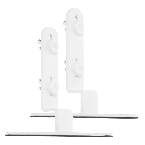 TOBBOMEY 2 Stück Lochrasterplatten Halterungen Stecktafelhalter Schreibtisch Stecktafelständer Metall Stecktafelregal Metall Stecktafelhalterung Schreibtisch Stecktafelhalterung von TOBBOMEY