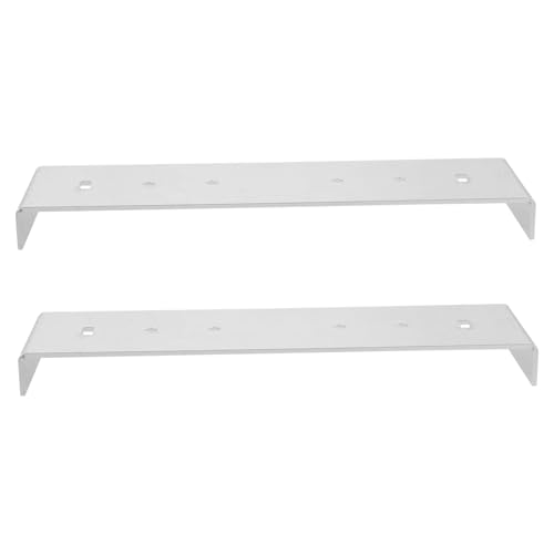 TOBBOMEY 2 Stück Metallbriefkasten Befestigungsset Teilig Stabile Montagehalterung für Briefkästen mit Bodenbreite Witterungsbeständig und Installieren Geeignet für Zaun und Wandmontage von TOBBOMEY