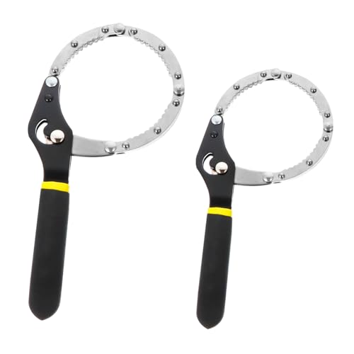 TOBBOMEY 2 Stück Ölfilterschlüssel Teilig Verstellbar Carbonstahl Ölfilter Schraubenschlüssel Kompakt Leicht Flexibel für Auto Motorrad Ölfilterwechsel TOBBOMEY 2 Stück Ölfilterschlüssel Teilig Verstellbar Carbonstahl Ölfilter Schraubenschlüssel Kompakt Leicht Flexibel für Auto Motorrad Ölfilterwechsel von TOBBOMEY