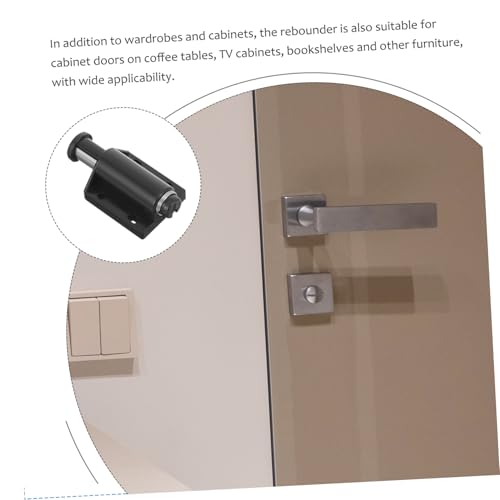 TOBBOMEY 2 Stück Push to open Türverschluss Magnetischer Schranktürverschluss mit Federauto rückstellung für Schränke Kleiderschränke Möbel Langlebig und Sicher Einfache Montage TOBBOMEY 2 Stück Push to open Türverschluss Magnetischer Schranktürverschluss mit Federauto rückstellung für Schränke Kleiderschränke Möbel Langlebig und Sicher Einfache Montage von TOBBOMEY