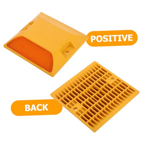 TOBBOMEY 2 Stück Reflektierende Straßenmarkierung Erhöhter Kunststoff markierungsnagel mit Protrudierender Oberfläche Witterungsbeständig für Autobahnen Hohe Sichtbarkeit Nachts Einfache TOBBOMEY 2 Stück Reflektierende Straßenmarkierung Erhöhter Kunststoff markierungsnagel mit Protrudierender Oberfläche Witterungsbeständig für Autobahnen Hohe Sichtbarkeit Nachts Einfache von TOBBOMEY