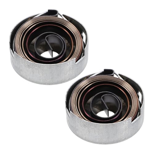 TOBBOMEY 2 Stück Robuste Bohrmaschinen Rücklauf spiralfeder mit Verchromtem Stahl Stabile Quill feed feder für Tischbohrmaschinen Inklusive Abdeckkappe Kompatibel mit Diversen Marken und TOBBOMEY 2 Stück Robuste Bohrmaschinen Rücklauf spiralfeder mit Verchromtem Stahl Stabile Quill feed feder für Tischbohrmaschinen Inklusive Abdeckkappe Kompatibel mit Diversen Marken und von TOBBOMEY