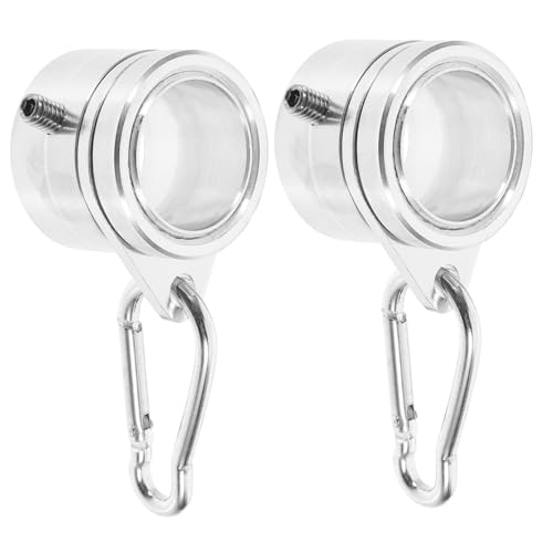 TOBBOMEY 2 Stück Teiliges Aluminiumlegierung Fahnenmast montageringe Drehbar Anti wickel Design Wetterfest Langlebig Flaggenstangen Geeignet von TOBBOMEY