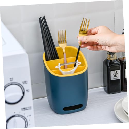 TOBBOMEY 2 Stück Teiliges Besteck Abtropfbox aus Moderner Küchen Organizer mit Fächern Doppellagiger Löffel und Essstäbchen Halter Platzsparend Leicht zu Reinigen für Zufällige Farbe TOBBOMEY 2 Stück Teiliges Besteck Abtropfbox aus Moderner Küchen Organizer mit Fächern Doppellagiger Löffel und Essstäbchen Halter Platzsparend Leicht zu Reinigen für Zufällige Farbe von TOBBOMEY