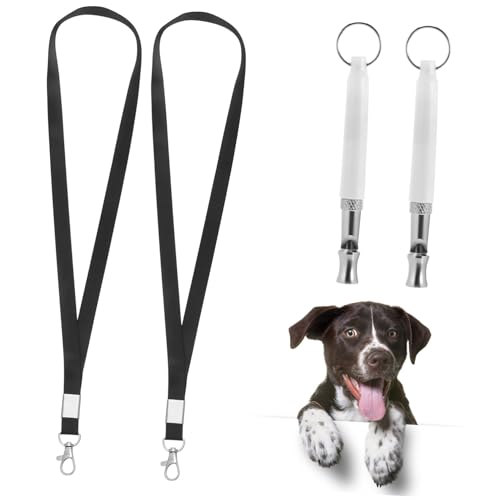 TOBBOMEY 2 Stück Teiliges Hundetraining Pfeifen Trageband Leichtes Zubehör für Effektive Welpen Hundekommunikation Geeignet für Kleine bis Große Hunderassen TOBBOMEY 2 Stück Teiliges Hundetraining Pfeifen Trageband Leichtes Zubehör für Effektive Welpen Hundekommunikation Geeignet für Kleine bis Große Hunderassen von TOBBOMEY