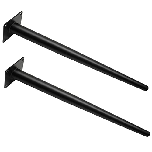 TOBBOMEY 2 Stück Teiliges Möbelbeine Metall Schwarz Robuste Ersatz Tisch und Stuhlbeine für Schrank Schreibtisch Sofa Langlebige Schwere Eisengestelle TOBBOMEY 2 Stück Teiliges Möbelbeine Metall Schwarz Robuste Ersatz Tisch und Stuhlbeine für Schrank Schreibtisch Sofa Langlebige Schwere Eisengestelle von TOBBOMEY