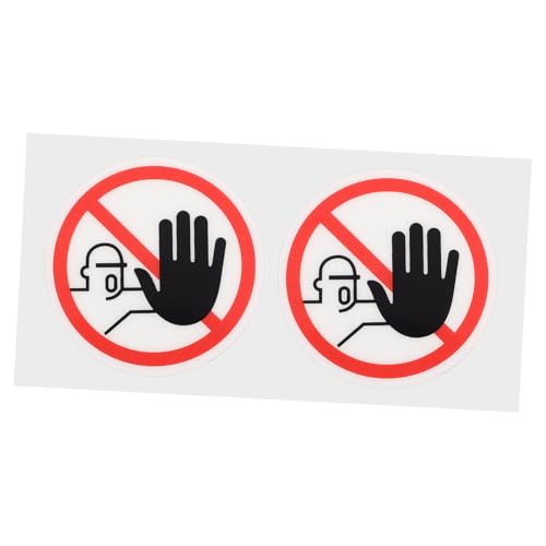 TOBBOMEY 2 Stück Teiliges Nicht Berühren Selbstklebend Abziehbare Sicherheitsetiketten Haftaufkleber für Maschinen Sichtbar für Werkstätten und Baustellen Geeignet TOBBOMEY 2 Stück Teiliges Nicht Berühren Selbstklebend Abziehbare Sicherheitsetiketten Haftaufkleber für Maschinen Sichtbar für Werkstätten und Baustellen Geeignet von TOBBOMEY