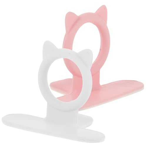 TOBBOMEY 2 Stück Toilettendeckelheber aus Langlebigem Silikon Praktische Wc Sitz Lifters mit Weicher Oberfläche Hygienischer Griff für Sauberes Öffnen von Toilettendeckeln Geeignet für von TOBBOMEY