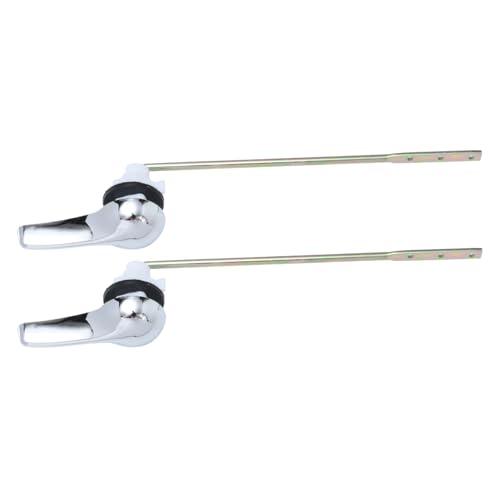 TOBBOMEY 2 Stück Toilettenspülhebel Verstellbarer Spülkastenhebel Frontmontage Einfache Bedienung für Senioren Passend ohne Werkzeuginstallation TOBBOMEY 2 Stück Toilettenspülhebel Verstellbarer Spülkastenhebel Frontmontage Einfache Bedienung für Senioren Passend ohne Werkzeuginstallation von TOBBOMEY