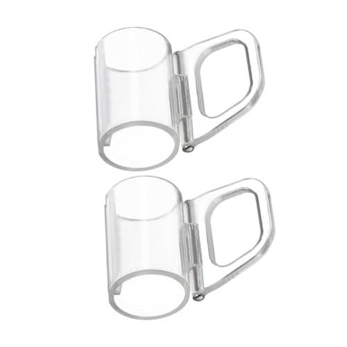 TOBBOMEY 2 Stück Transparente Klemmhalter für Jalousien Schnurloser Rolloschattengriff Einfacher Fensterhaken Unauffällige Plissee griffe Vielseitig für Wohn Geschäftsbereiche TOBBOMEY 2 Stück Transparente Klemmhalter für Jalousien Schnurloser Rolloschattengriff Einfacher Fensterhaken Unauffällige Plissee griffe Vielseitig für Wohn Geschäftsbereiche von TOBBOMEY