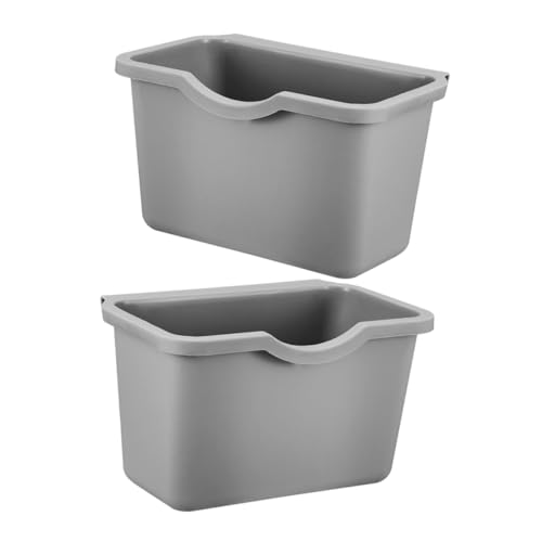 TOBBOMEY 2 Stück Wandmontierter Kleiner Kunststoff mülleimer Platzsparender Küchenabfalleimer Langlebiger Leichter Abfallbehälter für Bad und Küche Einfache Reinigung Luftfrischend TOBBOMEY 2 Stück Wandmontierter Kleiner Kunststoff mülleimer Platzsparender Küchenabfalleimer Langlebiger Leichter Abfallbehälter für Bad und Küche Einfache Reinigung Luftfrischend von TOBBOMEY