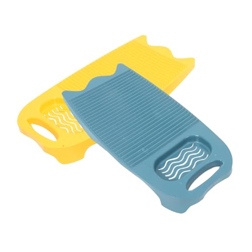 TOBBOMEY 2 Stück Waschbrett Waschbrett Zum Händewaschen Von Kleidung Wäschebretter Manuelle Waschmaschine Waschbrett Waschbrett Zum Wäschereibebrett Handwaschbrett von TOBBOMEY