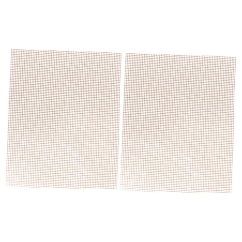 TOBBOMEY 2 Stück Wiederverwendbare BBQ Grillmatten aus Glasfaserverstärktem Antihaftbeschichtetem Material Zuschneidbar für Gasgrill und Outdoor Grillen für Picknick und Restaurants von TOBBOMEY