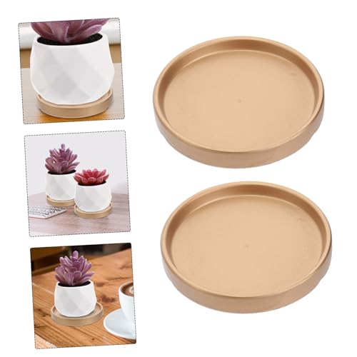 TOBBOMEY 2stücke Keramische Blumentopfteller in Gold Robuster Untersetzer Für Pflanzen Für Garten Balkon Verhindert Wasserschäden Und Schmutz Oberflächen TOBBOMEY 2stücke Keramische Blumentopfteller in Gold Robuster Untersetzer Für Pflanzen Für Garten Balkon Verhindert Wasserschäden Und Schmutz Oberflächen von TOBBOMEY