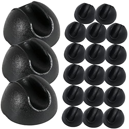 TOBBOMEY 20 Stück Möbelbein Schoner rutschfest für Stuhl Tisch Beine Schutzkappen für Schräge Hairpin Tischbeine Bodenschutz Filzgleiter für Fliesen Vielseitig für Büro und Zuhause von TOBBOMEY