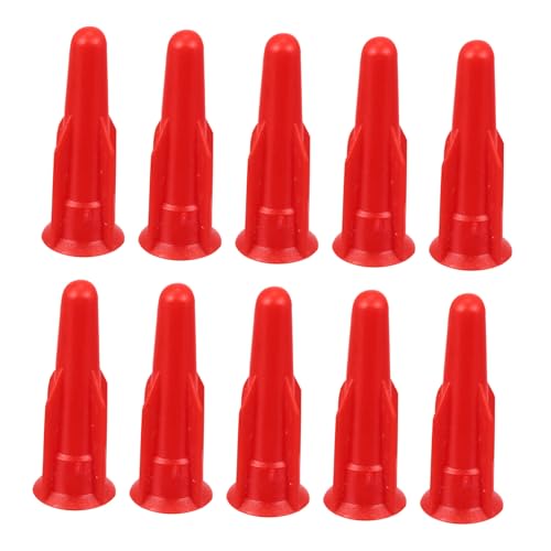 TOBBOMEY 20 Stück Teiliges Dichtungsdüsen Schraubverschluss Langlebige Silikon-klebedüsen Korrosionsbeständig Wiederverwendbar für Kleber Dichtmasse Mörtel Gleichmäßige Füllung von TOBBOMEY