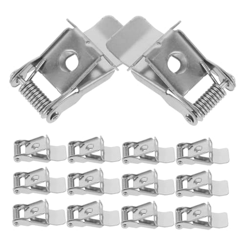 TOBBOMEY 20 Stück Teiliges Downlight Federklammern aus Hochhärtendem Material Stabile Halterung für Einbau Aufputzleuchten Einfache Montage Zuverlässige Befestigung für Deckenleuchten von TOBBOMEY