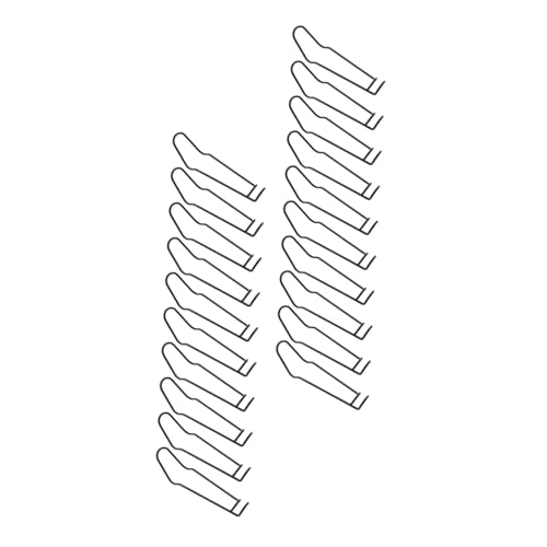 TOBBOMEY 20 Stück Teiliges Gewächshaus befestigungsset Metall draht klammern Verstärkt DIY Gewächshausstützen Clips für Rohrverdopplung Pflanzenstütze Zubehör Langlebig und Einfach zu von TOBBOMEY