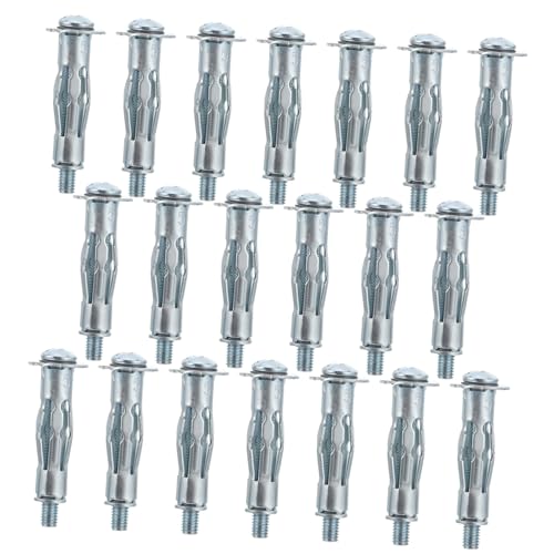 TOBBOMEY 20 Stück Teiliges Hohlraumdübel Metallanker mit Schrauben Selbstspannend für Gipskartonplatten Trockenbau und Hohlziegel Starke Lastverteilung Vielseitig für Regalhalter Spiegel TOBBOMEY 20 Stück Teiliges Hohlraumdübel Metallanker mit Schrauben Selbstspannend für Gipskartonplatten Trockenbau und Hohlziegel Starke Lastverteilung Vielseitig für Regalhalter Spiegel von TOBBOMEY