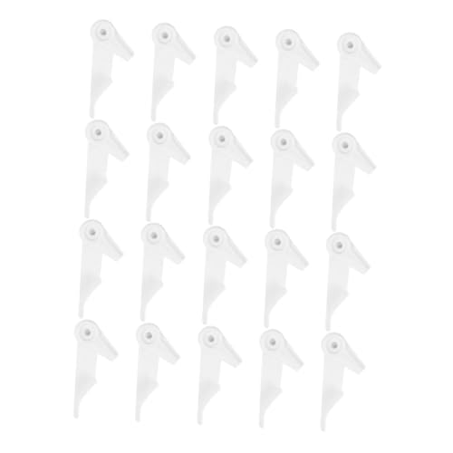 TOBBOMEY 20 Stück Teiliges LED Deckenlampen Befestigungsclips aus Robustem Kunststoff Einfache Installation Stabile Halterung für Lampenschirme Geeignet für Verschiedene Deckenleuchten TOBBOMEY 20 Stück Teiliges LED Deckenlampen Befestigungsclips aus Robustem Kunststoff Einfache Installation Stabile Halterung für Lampenschirme Geeignet für Verschiedene Deckenleuchten von TOBBOMEY