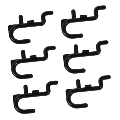 TOBBOMEY 20 Stück Teiliges Pegboard Haken Kunststoff Wandhaken für Lochwand Werkstatt Garage Lager Haus Büro Aufbewahrung Organizer Werkzeughalter von TOBBOMEY