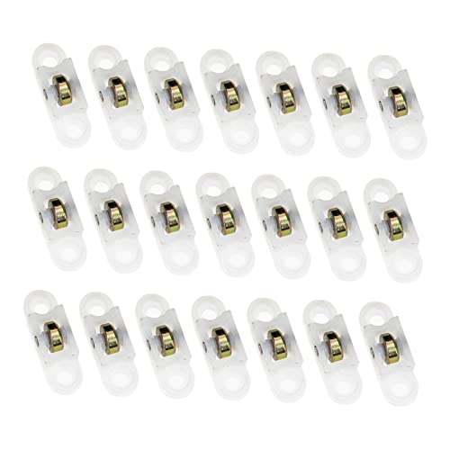 TOBBOMEY 20 Stück Teiliges Schranktür Schiebetür Laufrolle aus Robustem Material Verschleißfest für Möbel Fenster und Schiebetüren Kleine Flexible Pulley mit Hoher Tragkraft und Sanftem TOBBOMEY 20 Stück Teiliges Schranktür Schiebetür Laufrolle aus Robustem Material Verschleißfest für Möbel Fenster und Schiebetüren Kleine Flexible Pulley mit Hoher Tragkraft und Sanftem von TOBBOMEY