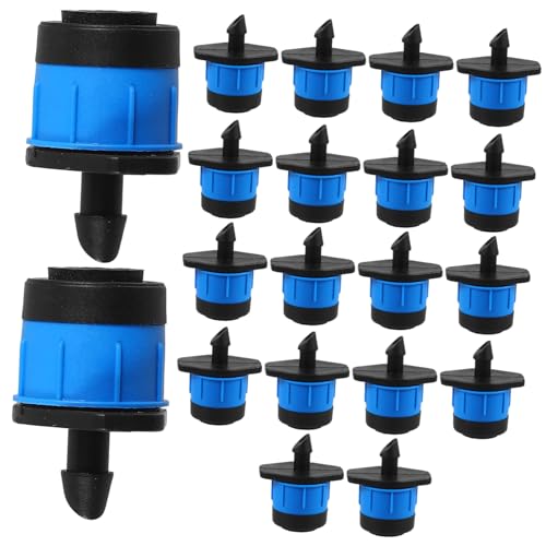 TOBBOMEY 20 Stück Teiliges Verstellbares Tropfbewässerungs Vollkreis düse für Garten und Gewächshaus Effiziente Wasserersparnis Stabile Verbindung für Pflanzenbewässerung und TOBBOMEY 20 Stück Teiliges Verstellbares Tropfbewässerungs Vollkreis düse für Garten und Gewächshaus Effiziente Wasserersparnis Stabile Verbindung für Pflanzenbewässerung und von TOBBOMEY