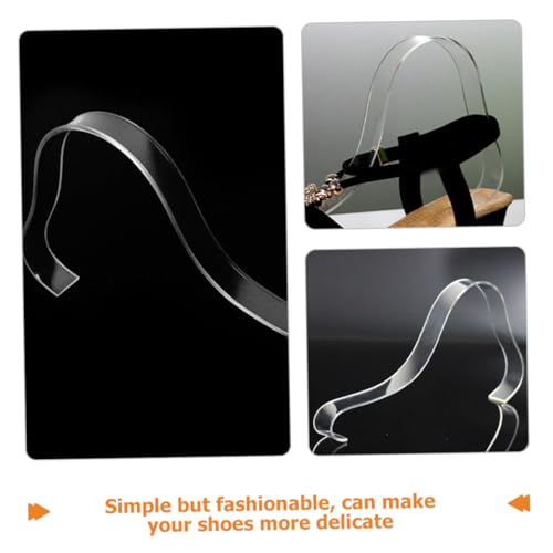 TOBBOMEY 24 Stück Teiliges Acryl Schuhstütz Display Transparenter Sandalen und High Heels Halter Leichter Schuhhalter zur Formbewahrung rutschfest für Schuhgeschäfte und Vitrinen TOBBOMEY 24 Stück Teiliges Acryl Schuhstütz Display Transparenter Sandalen und High Heels Halter Leichter Schuhhalter zur Formbewahrung rutschfest für Schuhgeschäfte und Vitrinen von TOBBOMEY
