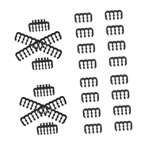 TOBBOMEY 24 Stück Teiliges Kabel Organizer Wire Comb für Computer Gehäuse Wasserkühlung Kabelhalter Langlebig Installieren für PC Stromkabel und Netzteil von TOBBOMEY