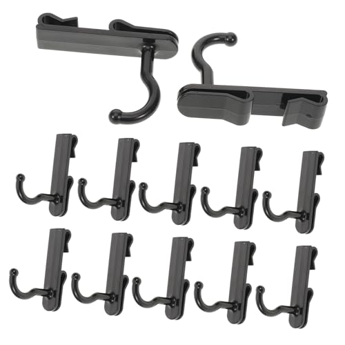 TOBBOMEY 24 Stück Teiliges Kunststoffhaken für Rasterwand Robust und Verschleißfest Praktischer Rutsch Design Vielseitig Einsetzbar für Wandregale und Displayzwecke Modernes Design von TOBBOMEY