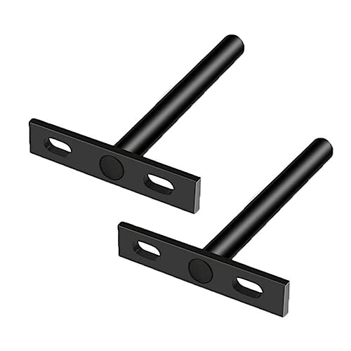 TOBBOMEY 2Stücke Förmige Regalhalterung Versteckte Wandhalterung Kaltgewalztem Stabil und Langlebig für Zuhause und Büro Einfache Installation und Modulares Design von TOBBOMEY
