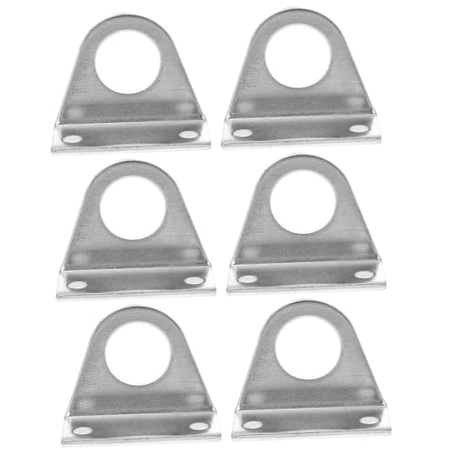 TOBBOMEY 3 Paare Luftzylinder Montagehalterungen aus Edelstahl Zylinderbefestigung mit Zwei Bohrlöchern Gabelkopf halterung für Pneumatische Zylinder Korrosionsbeständig und Verschleißfest TOBBOMEY 3 Paare Luftzylinder Montagehalterungen aus Edelstahl Zylinderbefestigung mit Zwei Bohrlöchern Gabelkopf halterung für Pneumatische Zylinder Korrosionsbeständig und Verschleißfest von TOBBOMEY